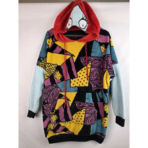 Disney Womens Hoodie Sweatshirt Size Small Nightmare Before Christmas Sally Top - Picture 13 of 13